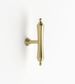 Heirloom - 80mm Brushed Brass Handle (Premium Solid Brass Construction)