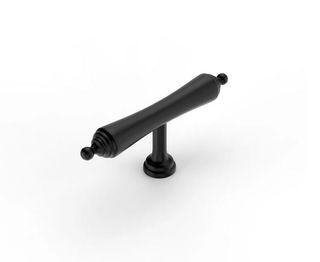 Heirloom - 80mm Matte Black Handle (Premium Solid Brass Construction)