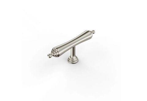 Heirloom - 80mm Brushed Nickel Handle (Premium Solid Brass Construction)