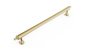 Heirloom - 233mm Brushed Brass Handle (Premium Solid Brass Construction)