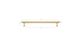 Heirloom - 233mm Brushed Brass Handle (Premium Solid Brass Construction)