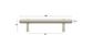 Astor - 138mm Brushed Nickel Handle (Premium Solid Brass Construction)
