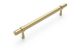 Astor - 210mm Brushed Brass Handle (Premium Solid Brass Construction)