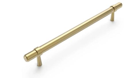 Astor - 240mm Brushed Brass Handle (Premium Solid Brass Construction)