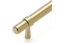 Astor - 240mm Brushed Brass Handle (Premium Solid Brass Construction)