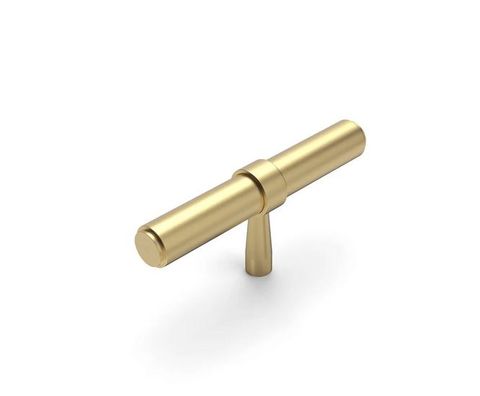 Astor - 80mm Brushed Brass Handle (Premium Solid Brass Construction)