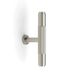 Soho - 80mm Brushed Nickel Handle (Premium Solid Brass Construction)