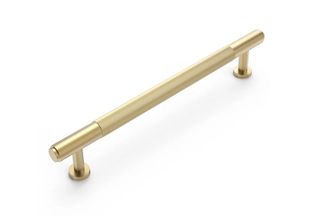 Soho - 195mm Brushed Brass Handle (Premium Solid Brass Construction)