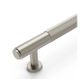 Soho - 225mm Brushed Nickel Handle (Premium Solid Brass Construction)