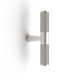 Nord - 80mm Brushed Nickel Handle (Premium Solid Brass Construction)
