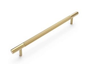 Nord - 280mm Brushed Brass Handle (Premium Solid Brass Construction)