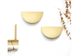 Dune - 80mm Brushed Brass Handle (Premium Solid Brass Construction)