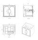 Laguna Mark II 600mm Woodland Oak Wall Hung Vanity