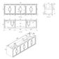 Laguna Mark II 1800mm Woodland Oak Wall Hung Vanity