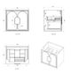 Laguna Mark II 600mm Matte White Wall Hung Vanity
