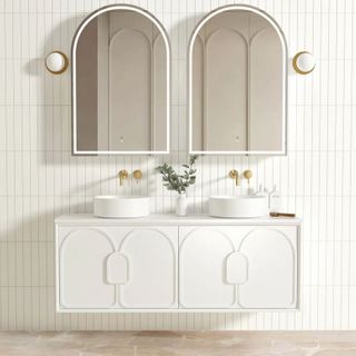 Laguna Mark II 1500mm Matte White Wall Hung Vanity