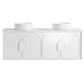Laguna Mark II 1500mm Matte White Wall Hung Vanity