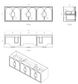 Laguna Mark II 1800mm Matte White Wall Hung Vanity
