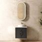 Laguna Mark II 600mm Black Oak Wall Hung Vanity
