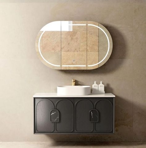 Laguna Mark II 1200mm Black Oak Wall Hung Vanity