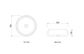Laguna 360x360x120 Matte White Basin