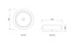 Laguna 415x415x120 Gloss White Basin