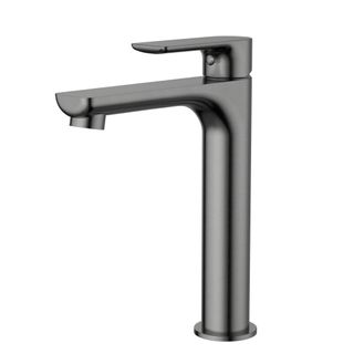 Nova Mid Rise Basin Mixer Electroplated Gun Metal