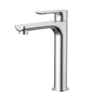 Nova Mid Rise Basin Mixer Electroplated Brushed Chrome