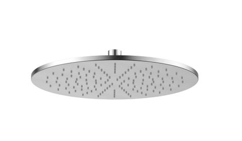 Round Brass Shower Head 300mm Electroplated Brushed Chrome