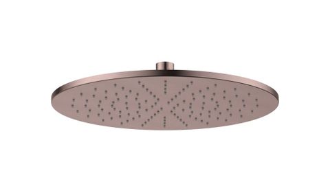 Round Brass Shower Head 300mm PVD Dusk