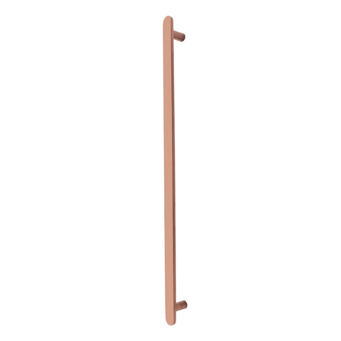 Nova Vertical Heated Towel Rail PVD Champagne 900x60 With 12V Transformer