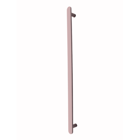 Nova Vertical Heated Towel Rail PVD Dusk 900x60 With 12V Transformer