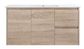 ROYCE 900MM WALL HUNG VANITY NATURAL TIMBER RHD