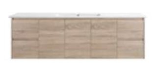 ROYCE 1500MM WALL HUNG VANITY NATURAL TIMBER