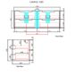 Ainsley Wall Hung Vanity Cab Only 1500mm Double