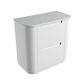 Curva Matte White 900 Floor Mount Vanity