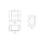 Varcelli 900 Floor Standing Vanity Cab Only