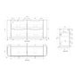 Varcelli 1800 Floor Standing Vanity Cab Only