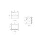 Lovina 600 Tier Wall Hung Vanity Cab Only