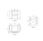 Varcelli 750 Tier Wall Hung Vanity Cab Only