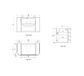Varcelli 900 Tier Wall Hung Vanity Cab Only