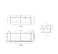 Varcelli 1500 Mono Wall Hung Vanity Cab Only