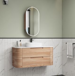 Briony Wall Hung Vanity Cab Only 1200mm