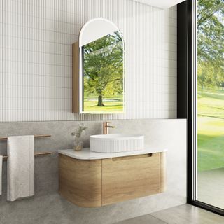 Carita Wall Hung Vanity Cab Only 900mm