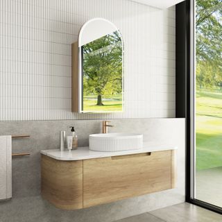 Carita Wall Hung Vanity Cab Only 1200mm
