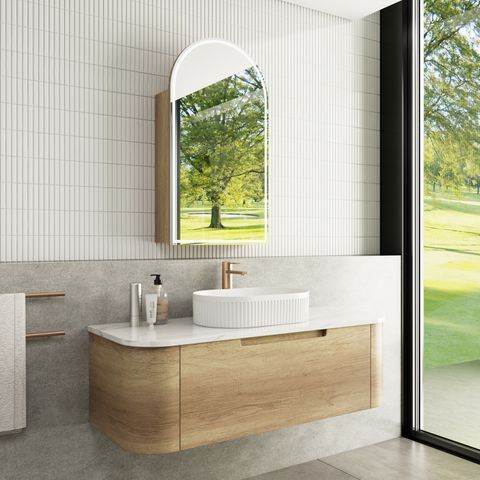 Carita Wall Hung Vanity Cab Only 1200mm