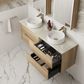Moreno Wall Hung Vanity Cab Only 1500mm Double