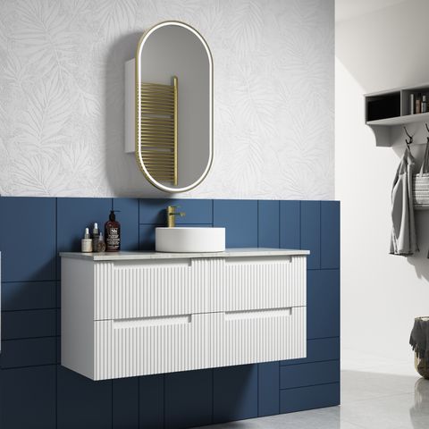 Neva 1200 Wall Hung Vanity Cabinet Only