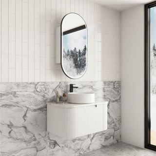 Savio 750mm Wall Hung Vanity Cabinet Only