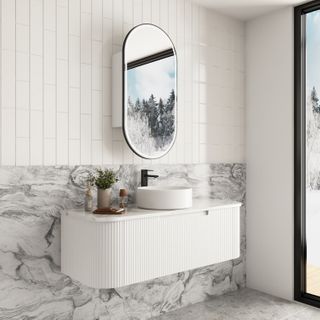Savio 1200mm Wall Hung Vanity Cabinet Only